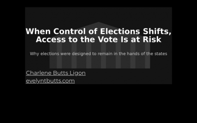 Why Elections Belong to the States — And Why That Still Matters Now More Than Ever