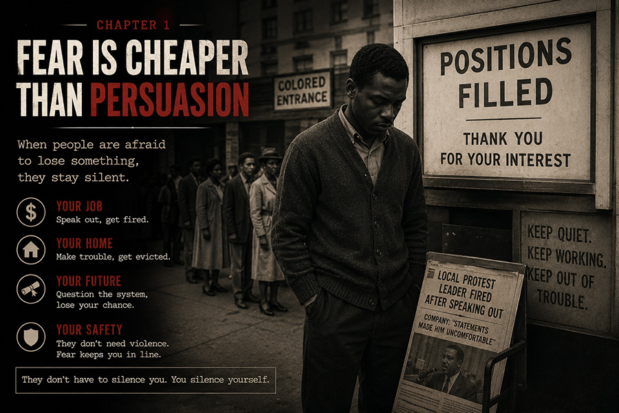 Chapter 1: Fear Is Cheaper Than Persuasion